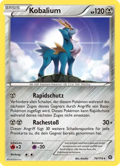 Karte Kobalium aus Dampfkessel, Nummer 74/114
