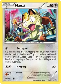 Karte Mauzi aus Dampfkessel, Nummer 88/114