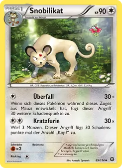 Karte Snobilikat aus Dampfkessel, Nummer 89/114