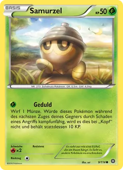 Karte Samurzel aus Dampfkessel, Nummer 9/114