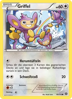 Karte Griffel aus Dampfkessel, Nummer 90/114
