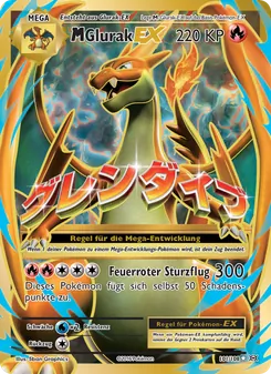 Karte M-Glurak EX aus Evolution, Nummer 101/108