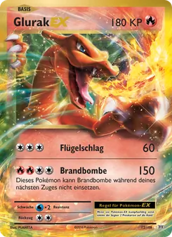 Karte Glurak EX aus Evolution, Nummer 12/108