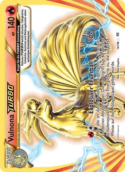 Karte Vulnona-TURBO aus Evolution, Nummer 16/108
