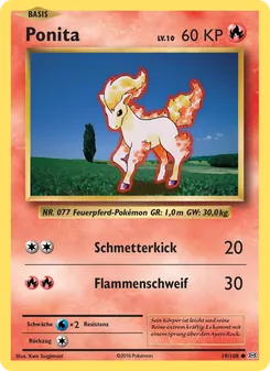 Karte Ponita aus Evolution, Nummer 19/108