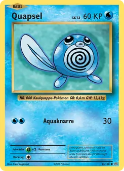 Karte Quapsel aus Evolution, Nummer 23/108