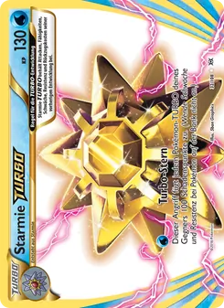 Karte Starmie-TURBO aus Evolution, Nummer 32/108