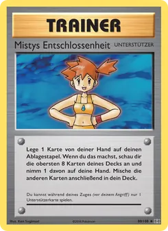Karte Mistys Entschlossenheit aus Evolution, Nummer 80/108