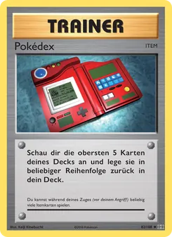 Karte Pokédex aus Evolution, Nummer 82/108