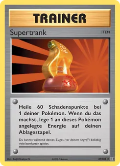 Karte Supertrank aus Evolution, Nummer 87/108