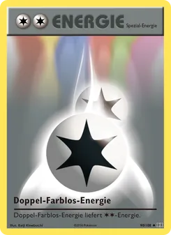 Karte Doppel-Farblos-Energie aus Evolution, Nummer 90/108