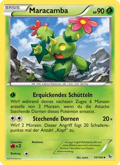 Karte Maracamba aus Flammenmeer, Nummer 10/106