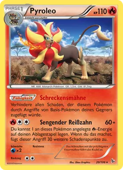 Karte Pyroleo aus Flammenmeer, Nummer 20/106