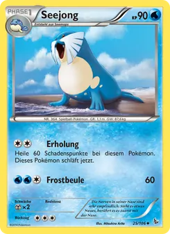 Karte Seejong aus Flammenmeer, Nummer 25/106