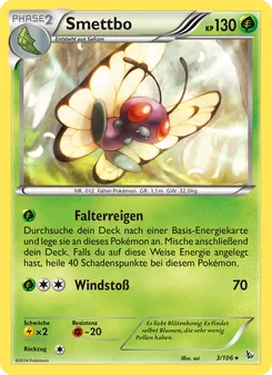 Karte Smettbo aus Flammenmeer, Nummer 3/106