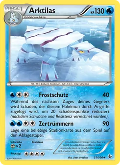 Karte Arktilas aus Flammenmeer, Nummer 31/106