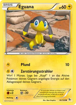 Karte Eguana aus Flammenmeer, Nummer 36/106