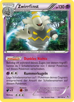 Karte Zwirrfinst aus Flammenmeer, Nummer 40/106
