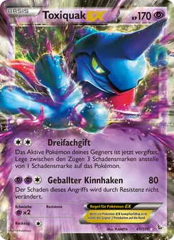 Karte Toxiquak EX aus Flammenmeer, Nummer 41/106