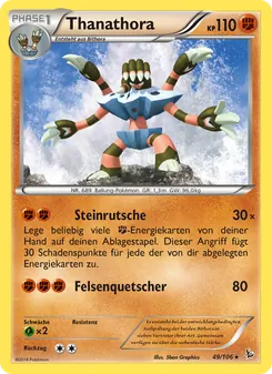 Karte Thanathora aus Flammenmeer, Nummer 49/106