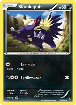 Karte Skunkapuh aus Flammenmeer, Nummer 54/106