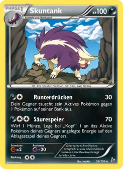 Karte Skuntank aus Flammenmeer, Nummer 55/106