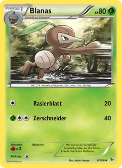 Karte Blanas aus Flammenmeer, Nummer 6/106