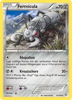 Karte Fermicula aus Flammenmeer, Nummer 61/106