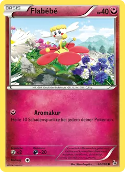 Karte Flabébé aus Flammenmeer, Nummer 62/106