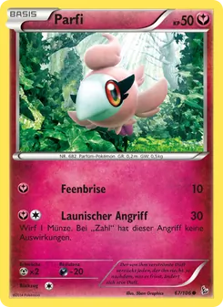 Karte Parfi aus Flammenmeer, Nummer 67/106