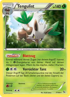 Karte Tengulist aus Flammenmeer, Nummer 7/106