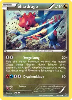 Karte Shardrago aus Flammenmeer, Nummer 70/106