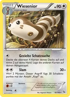 Karte Wiesenior aus Flammenmeer, Nummer 82/106