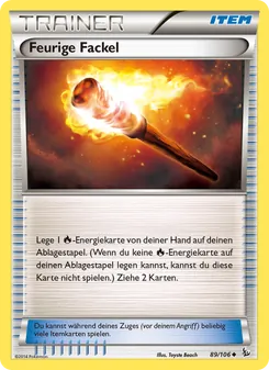 Karte Feurige Fackel aus Flammenmeer, Nummer 89/106