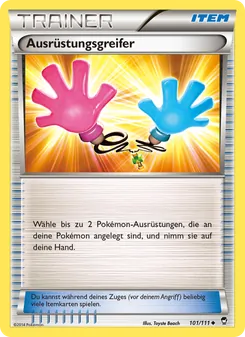 Karte Ausrüstungsgreifer aus Fliegende Fäuste, Nummer 101/111
