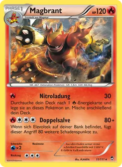 Karte Magbrant aus Fliegende Fäuste, Nummer 11/111
