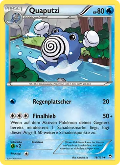 Karte Quaputzi aus Fliegende Fäuste, Nummer 16/111