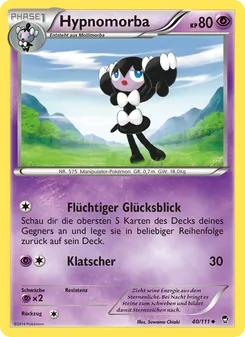Karte Hypnomorba aus Fliegende Fäuste, Nummer 40/111