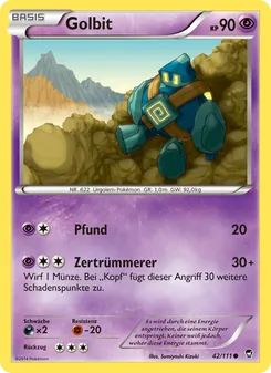 Karte Golbit aus Fliegende Fäuste, Nummer 42/111