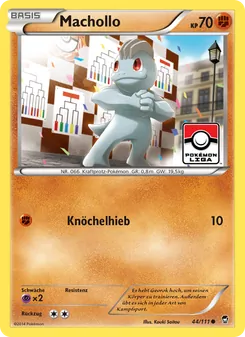 Karte Machollo aus Fliegende Fäuste, Nummer 44/111
