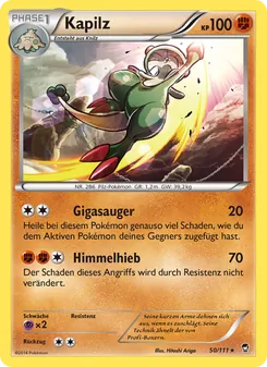 Karte Kapilz aus Fliegende Fäuste, Nummer 50/111