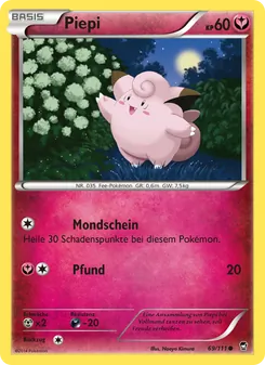 Karte Piepi aus Fliegende Fäuste, Nummer 69/111