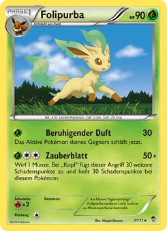 Karte Folipurba aus Fliegende Fäuste, Nummer 7/111