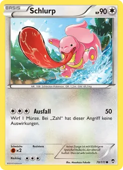 Karte Schlurp aus Fliegende Fäuste, Nummer 78/111