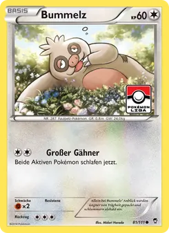 Karte Bummelz aus Fliegende Fäuste, Nummer 81/111