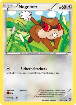 Karte Nagelotz aus Fliegende Fäuste, Nummer 84/111