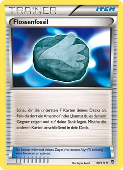 Karte Flossenfossil aus Fliegende Fäuste, Nummer 98/111