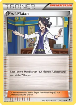 Karte Prof. Platan aus Phantomkräfte, Nummer 101/119