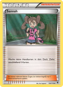 Karte Sannah aus Phantomkräfte, Nummer 104/119
