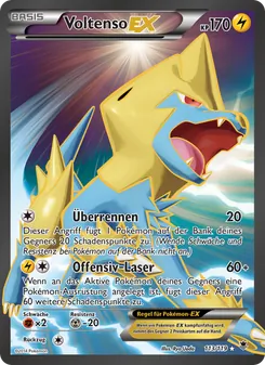Karte Voltenso EX aus Phantomkräfte, Nummer 113/119